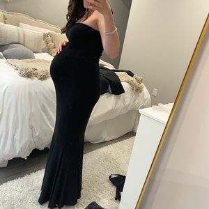 Norma Kamali Strapless Dress - Black / New